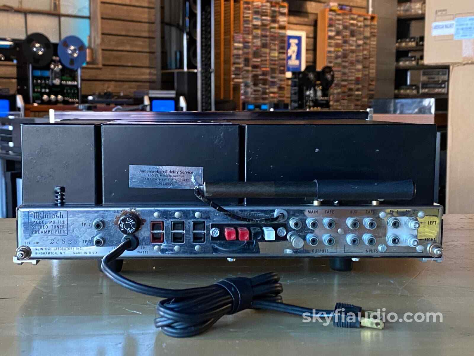 McIntosh MX112 Vintage Preamp from ABKCO Music – THE ROLLING STONES and MORE!