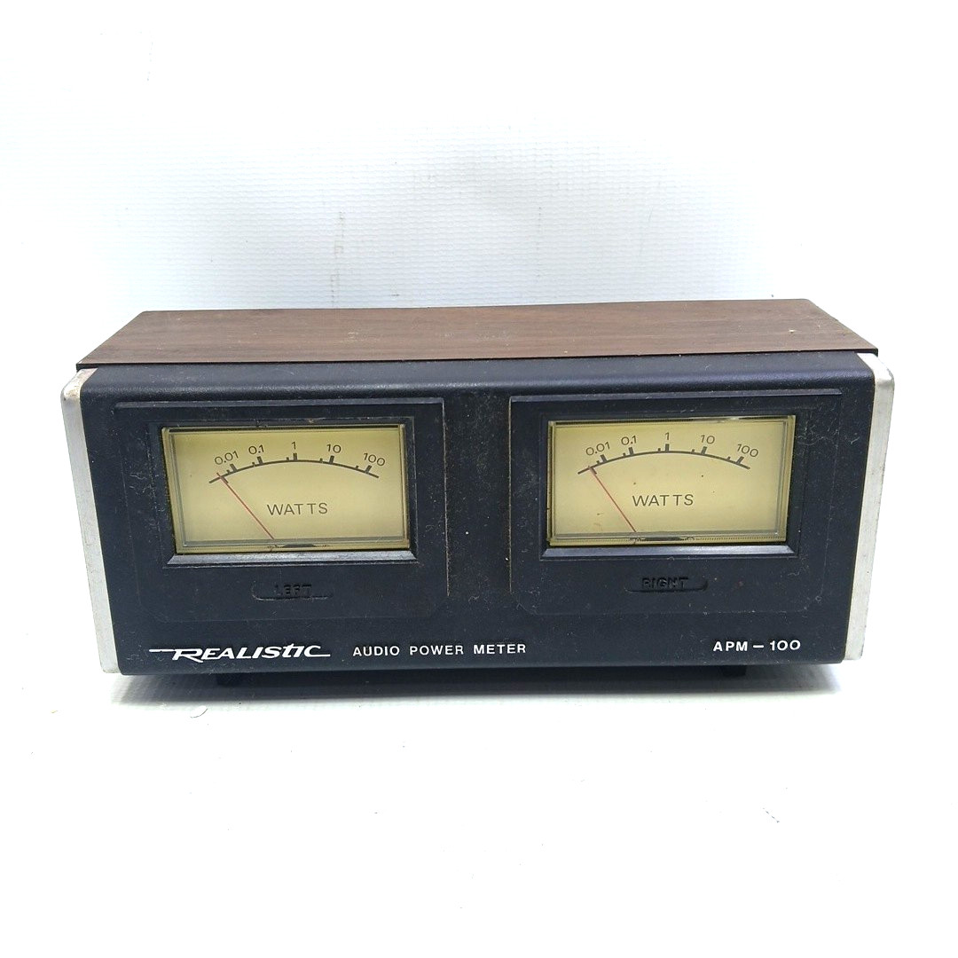 Vintage Realistic APM-100 Audio Power Meter 42-2100 Radio Shack WORKS