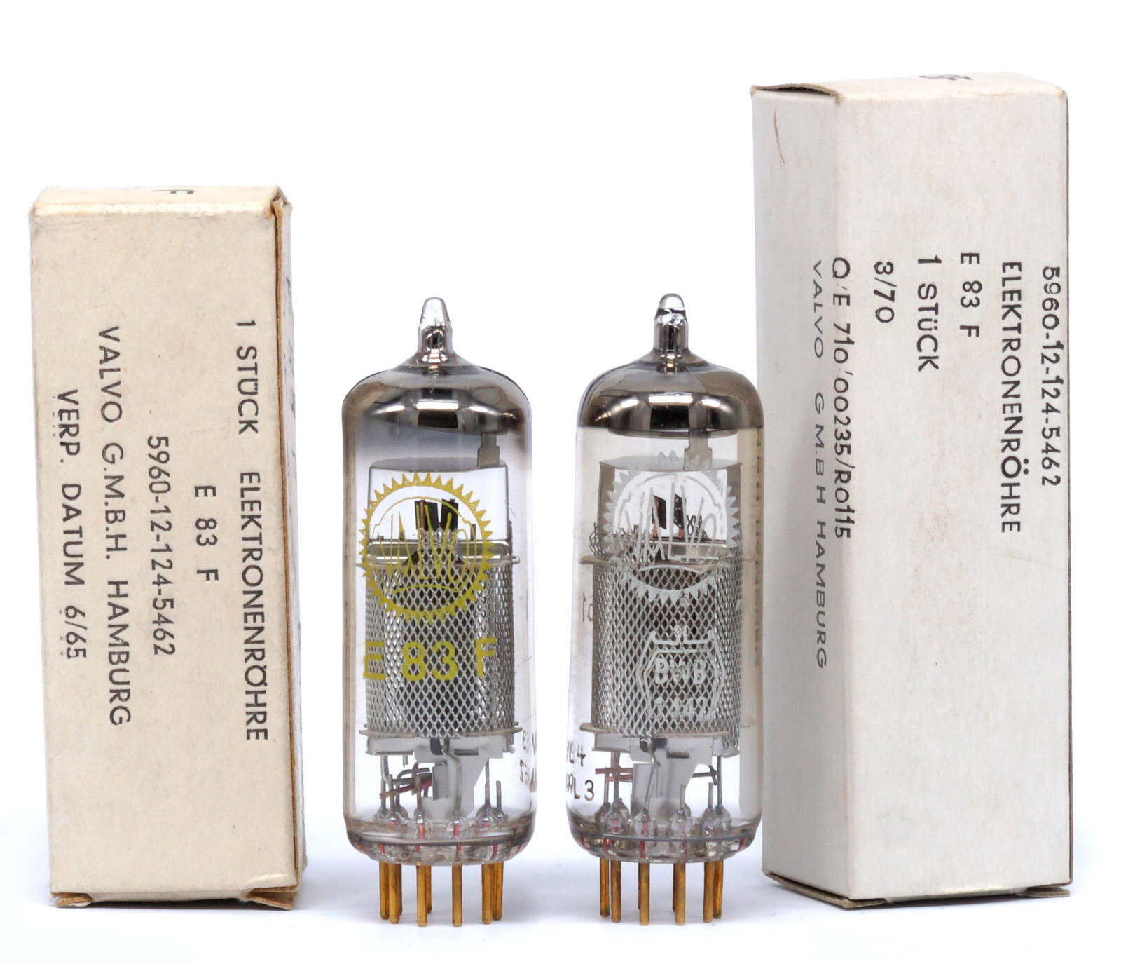 ONE E83F/6689 VALVO NOS HOLLAND Tube Valvola Valvula Valve Röhre 진공관 真空管 Lampe