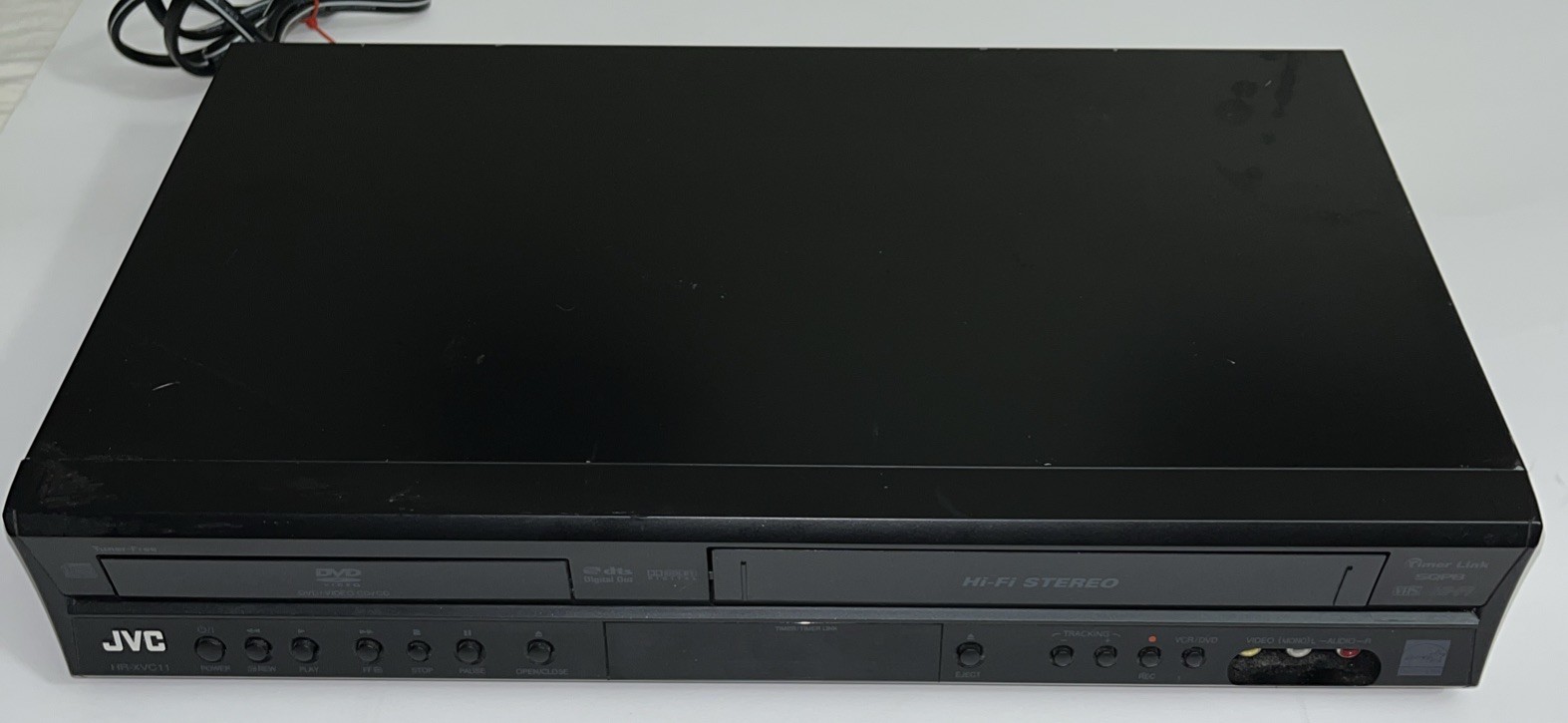 JVC HR-XVC11BJ DVD VCR Combo VHS Recorder No Remote **READ** Buy Cheap And Fix!
