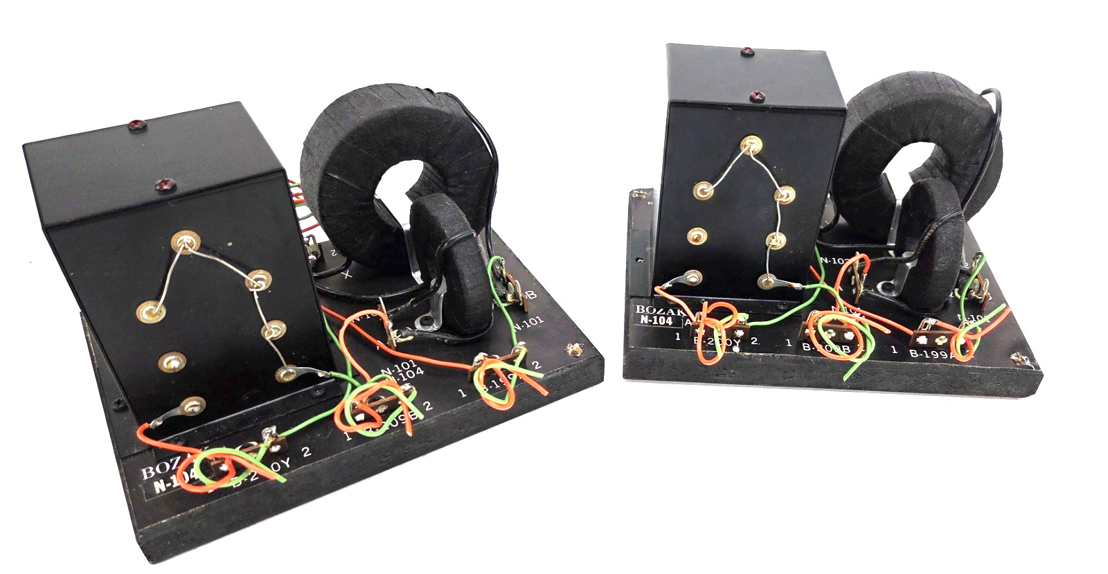 BOZAK N-104 VINTAGE SPEAKER CROSSOVER NETWORKS PAIR WORKING