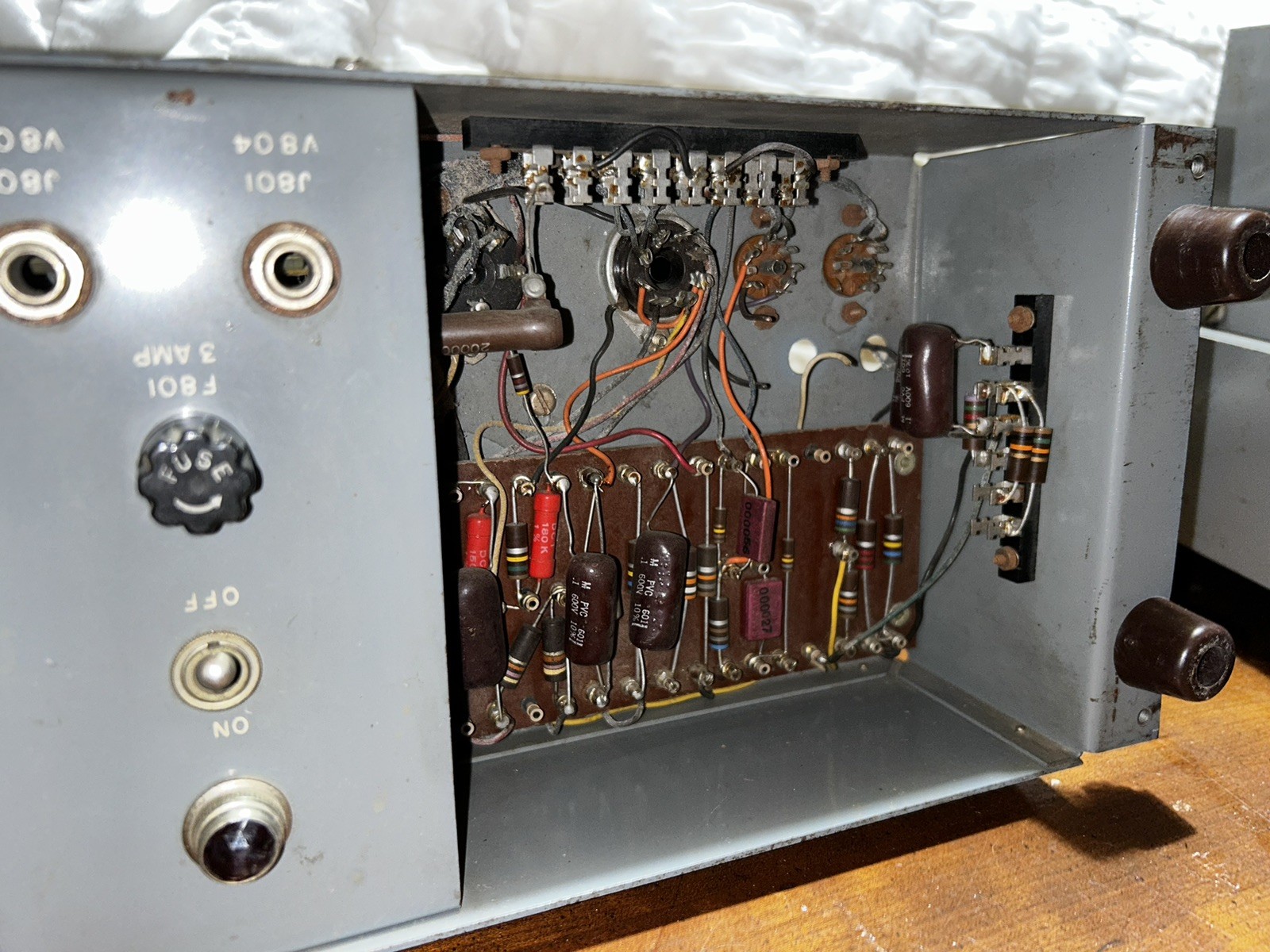Rare 2x Ampex 6516 Tube Amplifier Pair 6516r2 6530 6531 807 6sn7 5u4g 5879 Nice