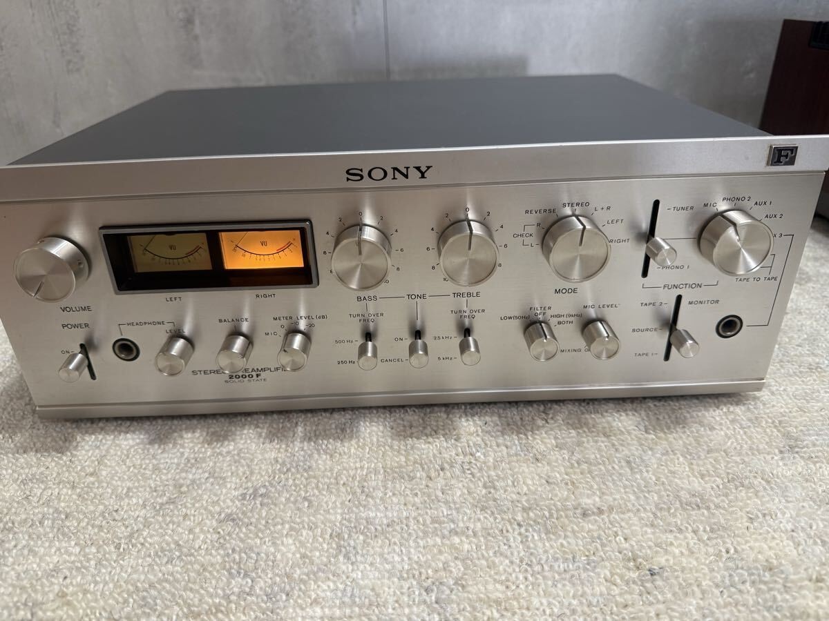 Sony TA-2000F Stereo Preamplifier Audio Sound output confirmed