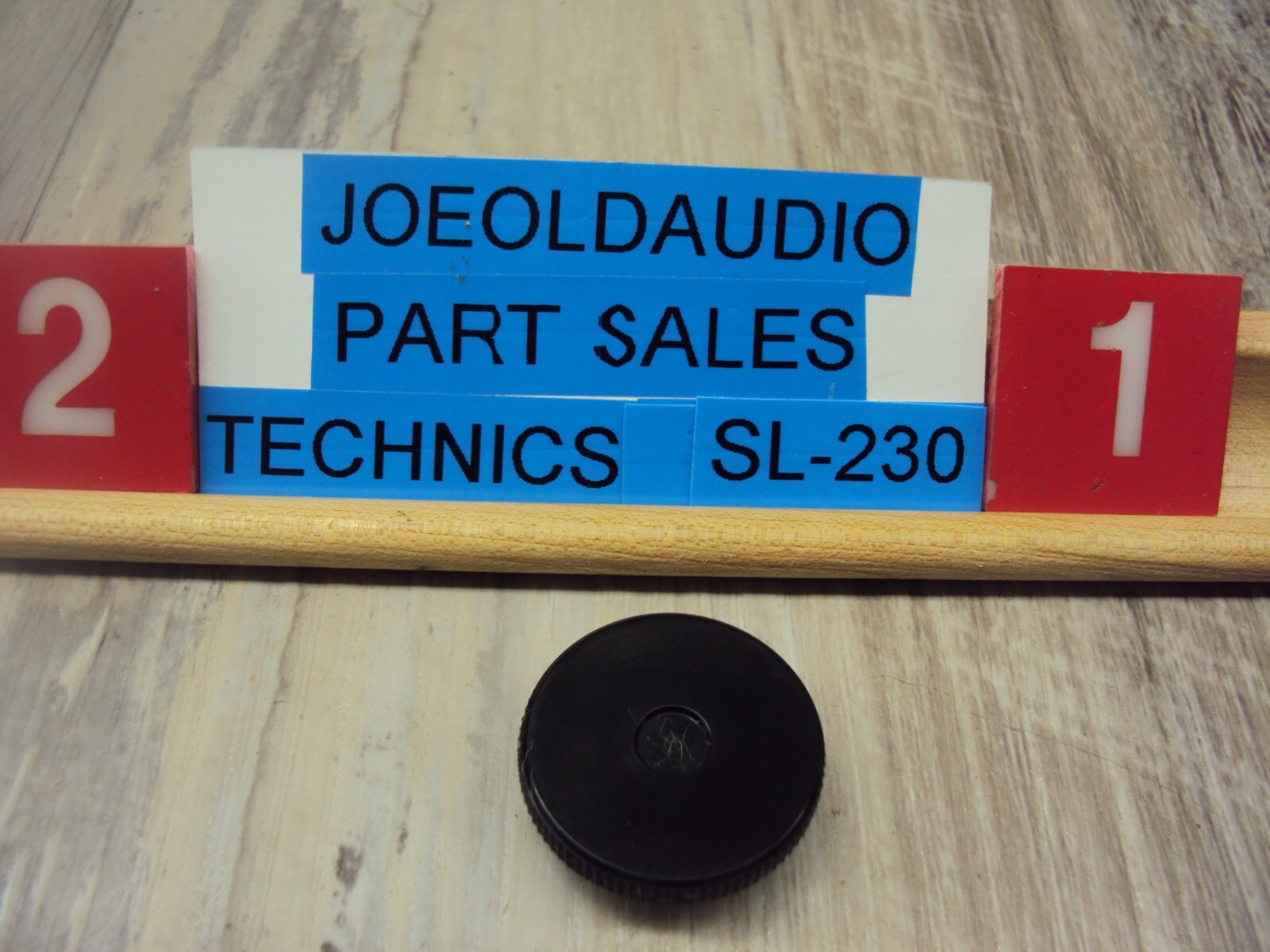 Technics SL-230 Turntable Black Speed Adjust Knob. Tested Parting Out SL-230