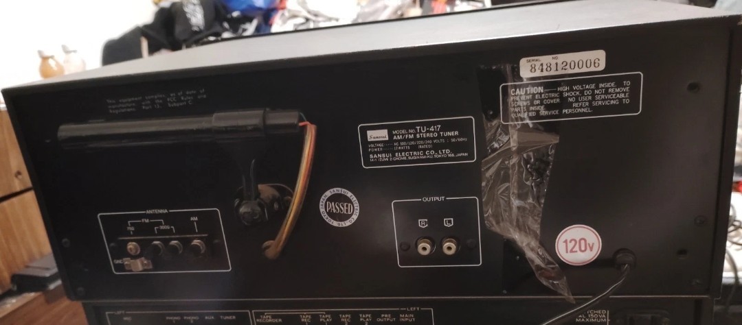 Vintage Sansui TU-417 AM/FM Stereo Tuner – Classic Japanese Audiophile Gear Rare