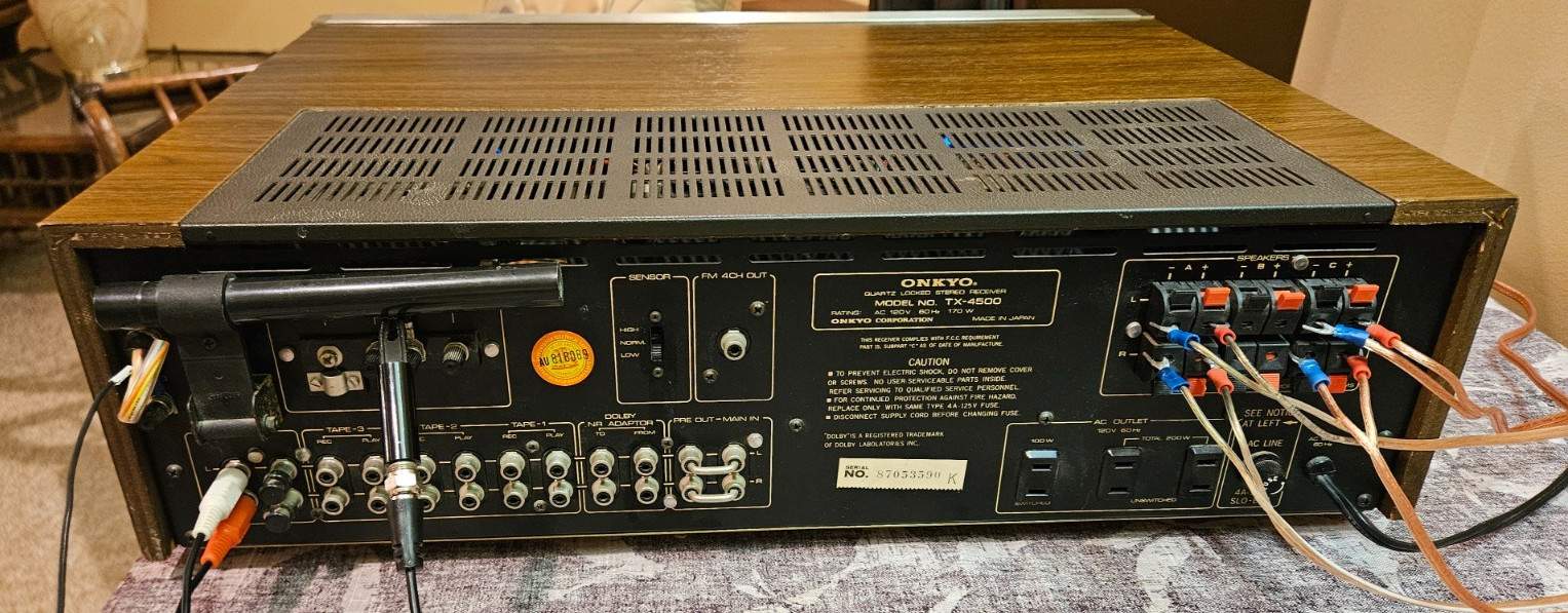 Onkyo TX-4500 Tested Serviced Good Working Condition