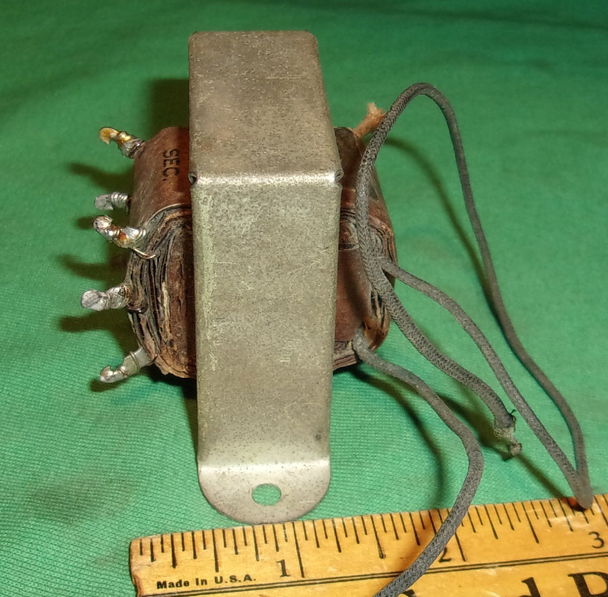 Universal Push-Pull Output Transformer 8760A4 for Small Radio Amp Good Windings!