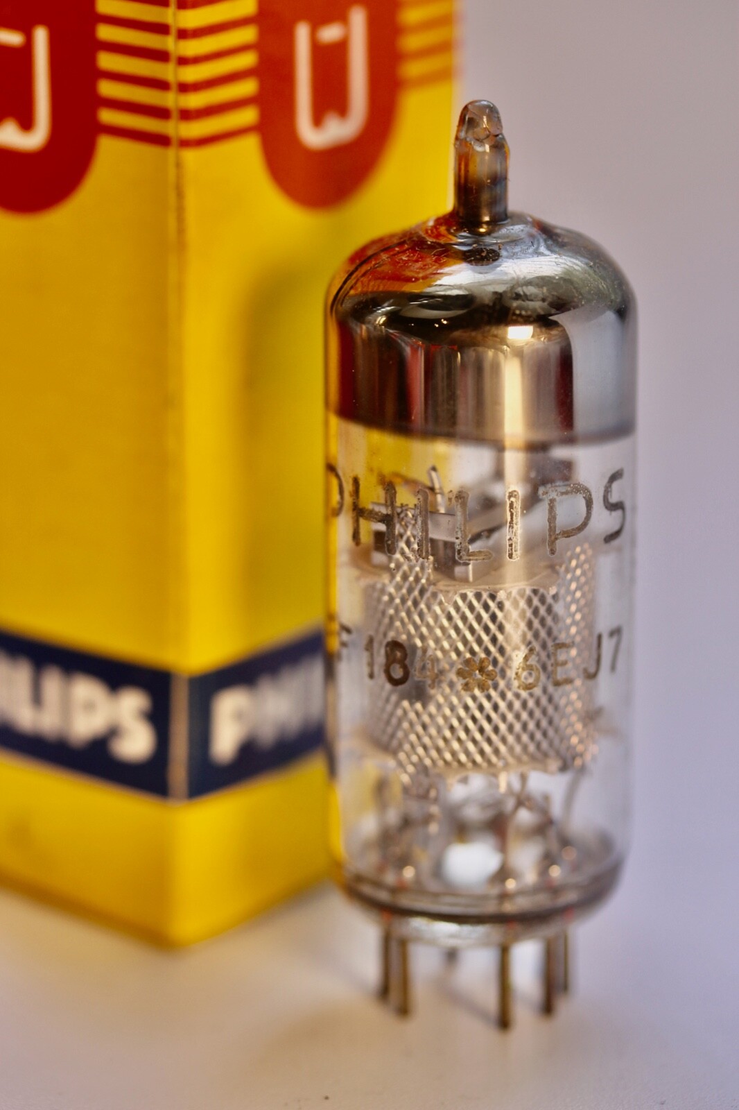 NOS NIB PHILIPS EF184 6EJ7 TUBE for H.H.SCOTT 345 350 C D Shindo Graaf Futterman