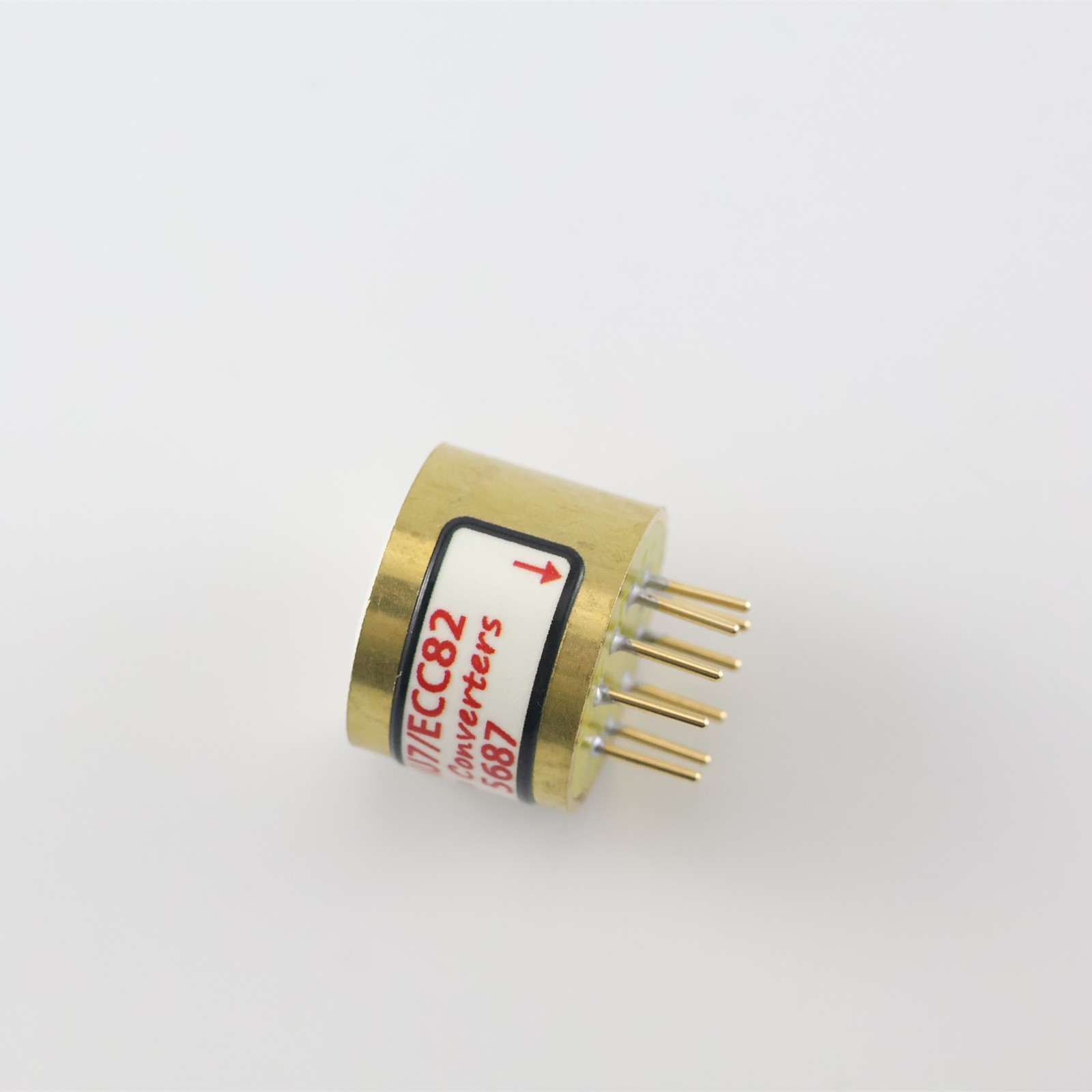 One Gold plated 12AU7 12BH7 E80CC (to) 5687 7044 7119 Vacuum tube convert socket