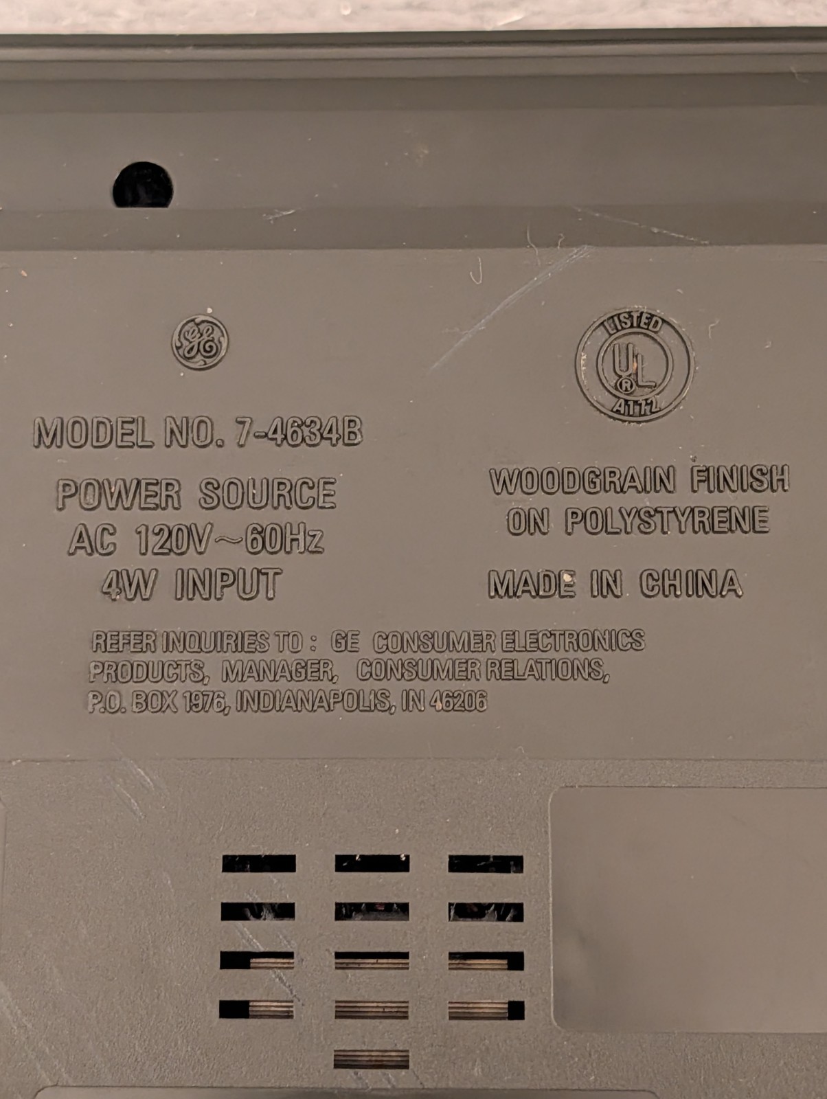 General Electric Digital FM/AM Clock Radio 7-4634B: GE Products: Tested:Works!