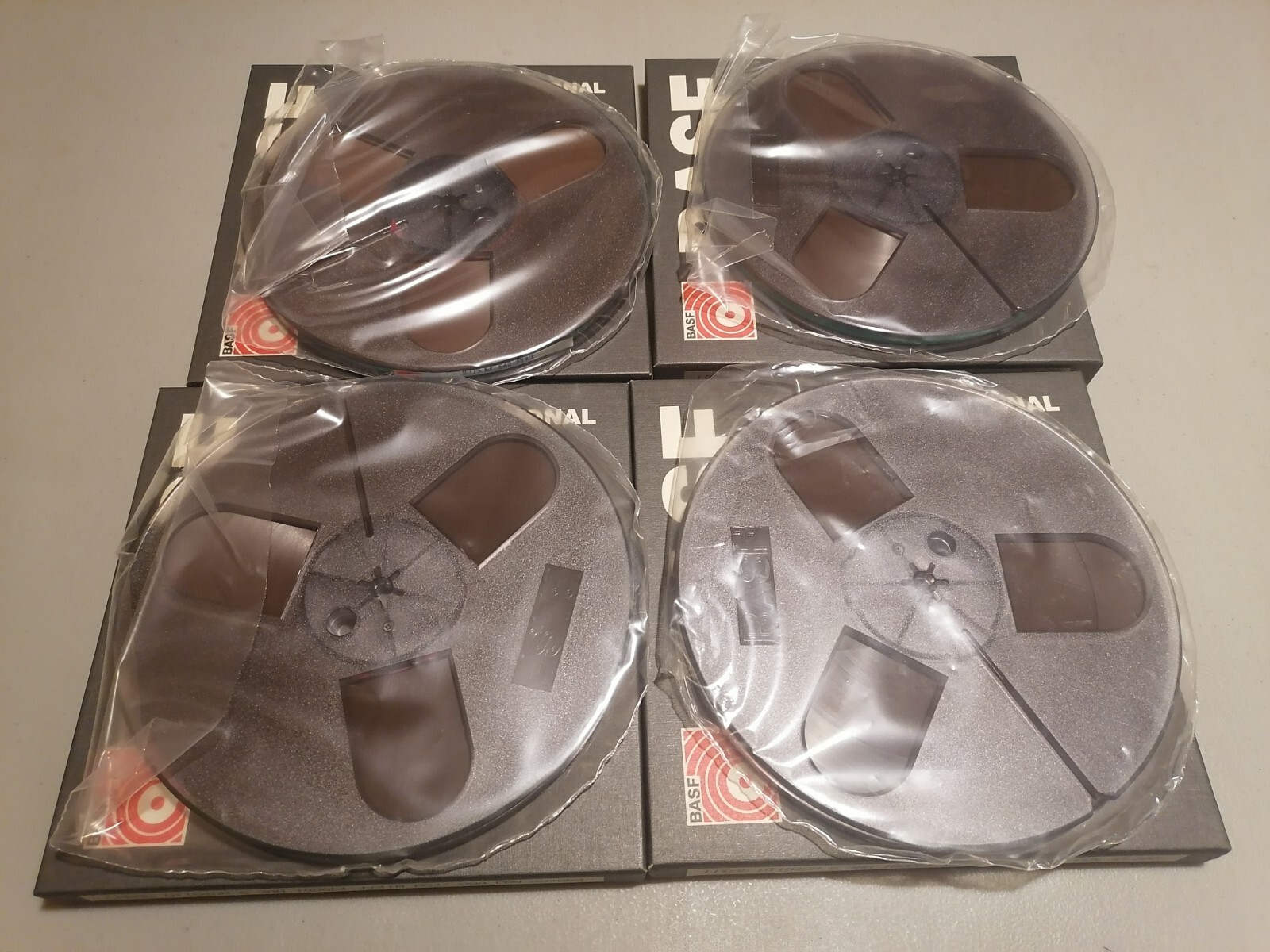 4x BASF LPR 35 TAPE REEL (540m/1800Ft) New, unused