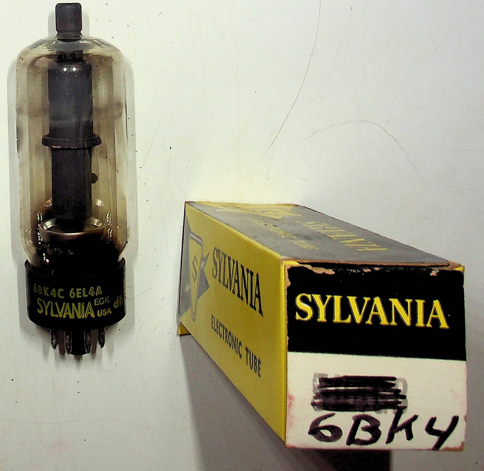 Sylvania 6BK4C/6EL4A Vintage NOS Vacuum Tube High-voltage Shunt Regulator TV