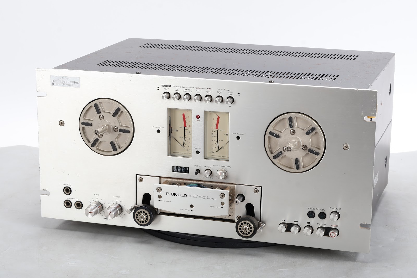 Pioneer RT-707 Reel to Reel Player Recorder Direct Drive Auto Reverse – Fair