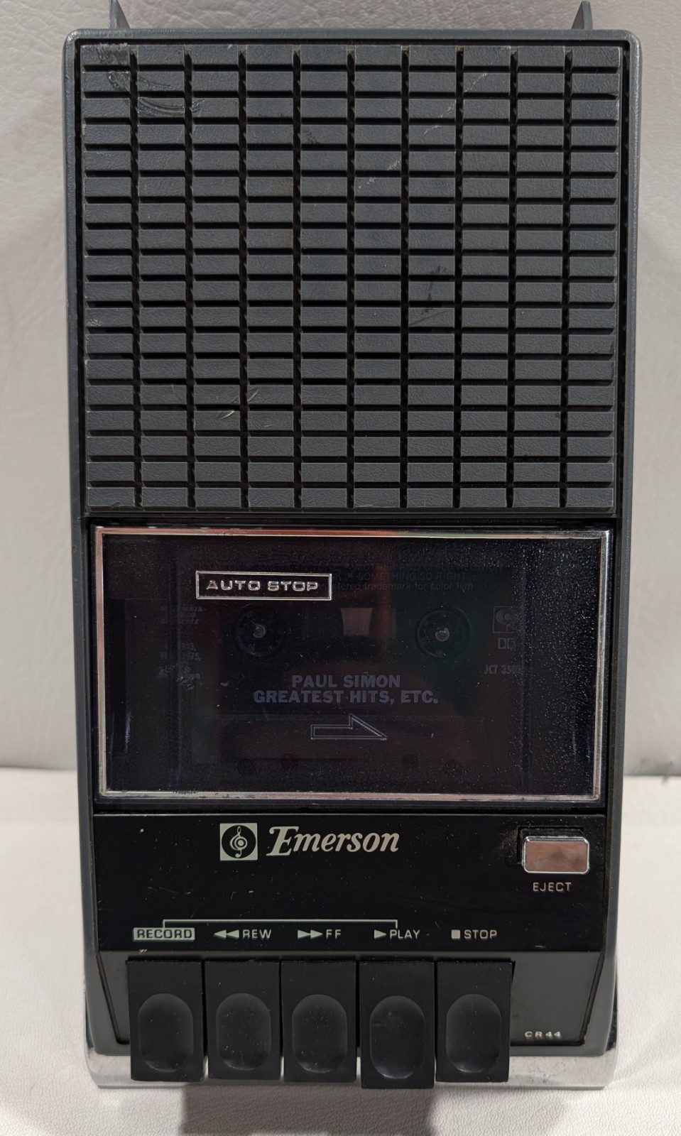 Vintage Emerson Model CR44 Cassette Tape Player & Recorder – Tested