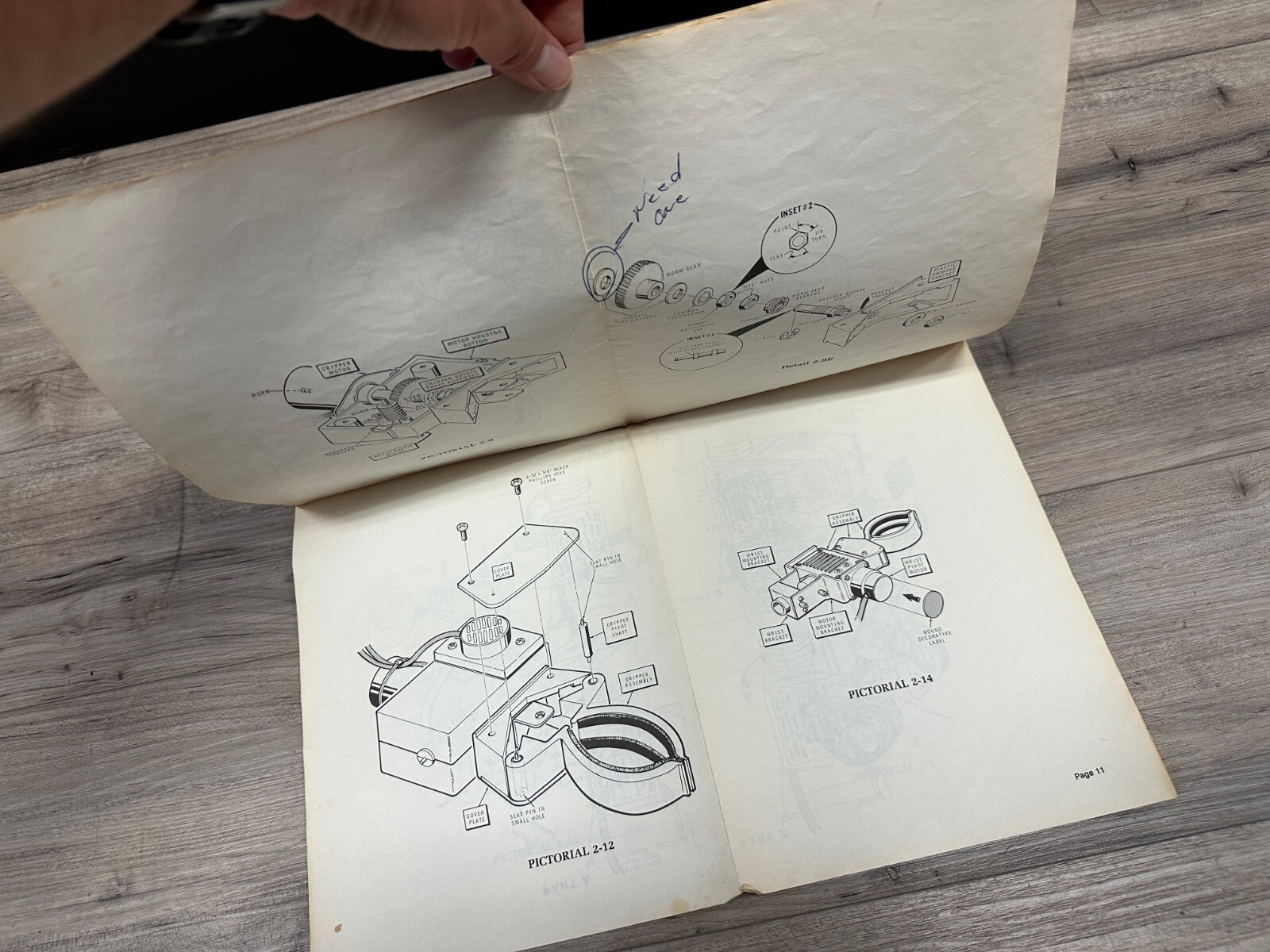 Vintage Heathkit By Zenith ET-18 Robot Original Schematic Arm Parts Pictorial