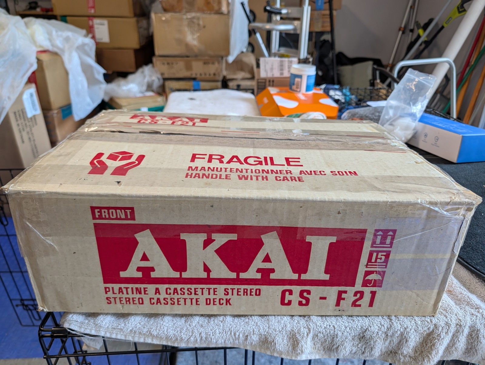 Akai CS F 21 Serviced and Repaired with Original Box. Great Condition