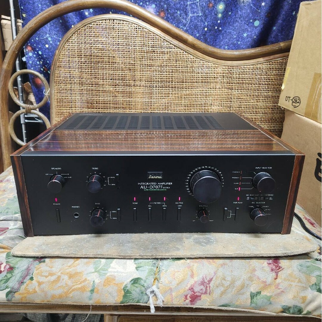 Used Sansui AU-D 707 F Extra Integrated Amplifier Completely Serviced