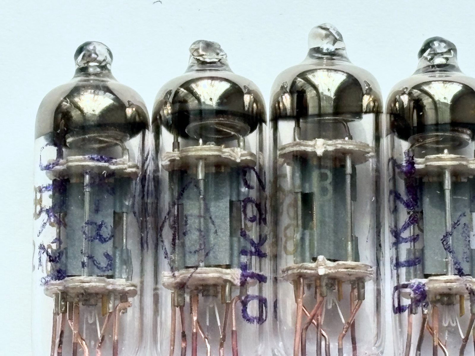 4PCS 6S6B-V ( 6С6Б-В ) Hi-durable Miniature Audio Triode RZEP Tubes! NOS! OTK!