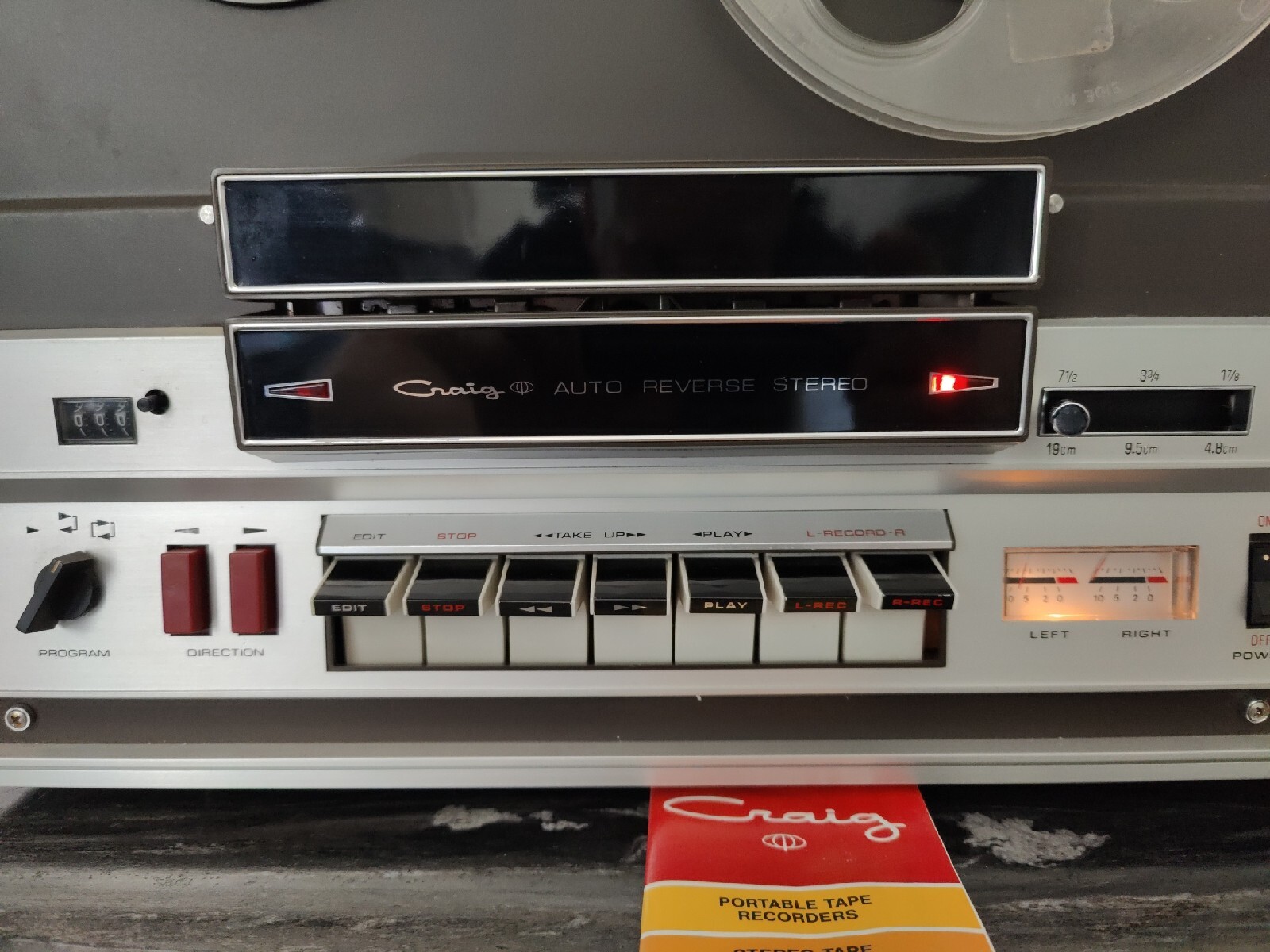 Craig Model 2405 Reel Tape Recorder Player