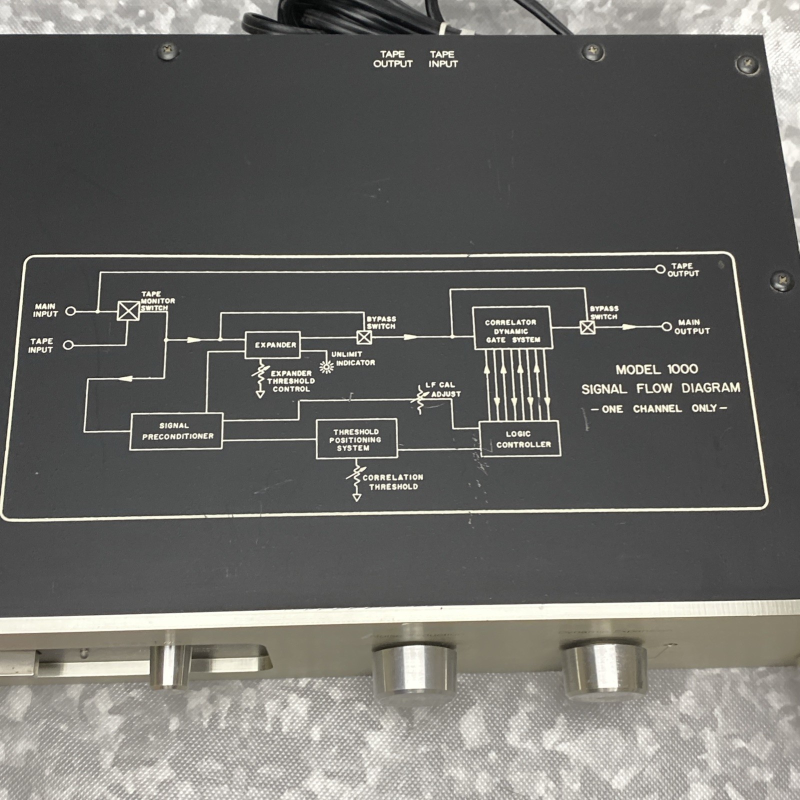 Phase Linear Model 1000 Series 2 Noise Reduction & Dynamic Expansion For Parts.