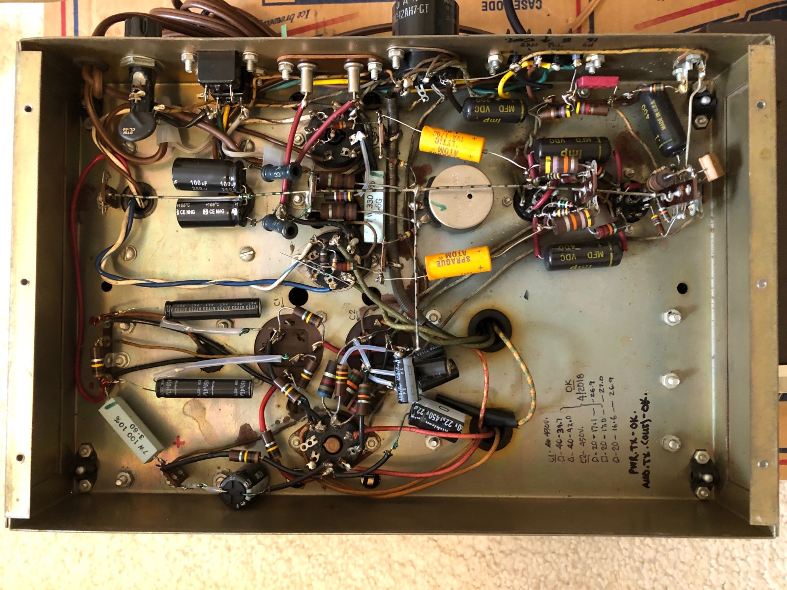 Vintage HeathKit MONO W-5M Tube Power Amplifier