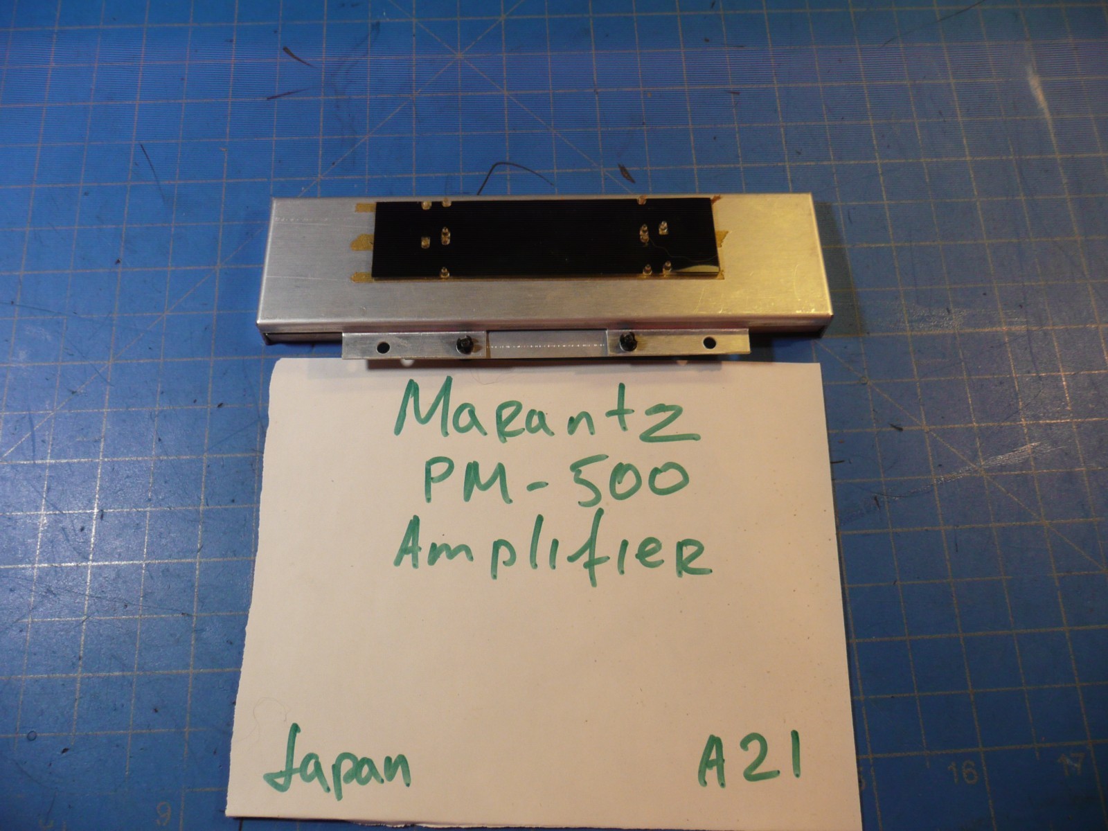 Marantz Model PM-500 Amplifier Replacement Parts Display Cover Plate Panel