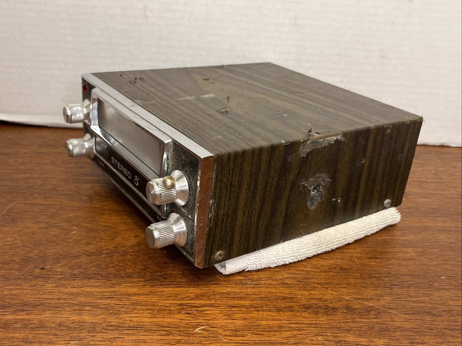 Gibbs Special Products Compact Stereo 332n 8 Track Car Auto Used Untested