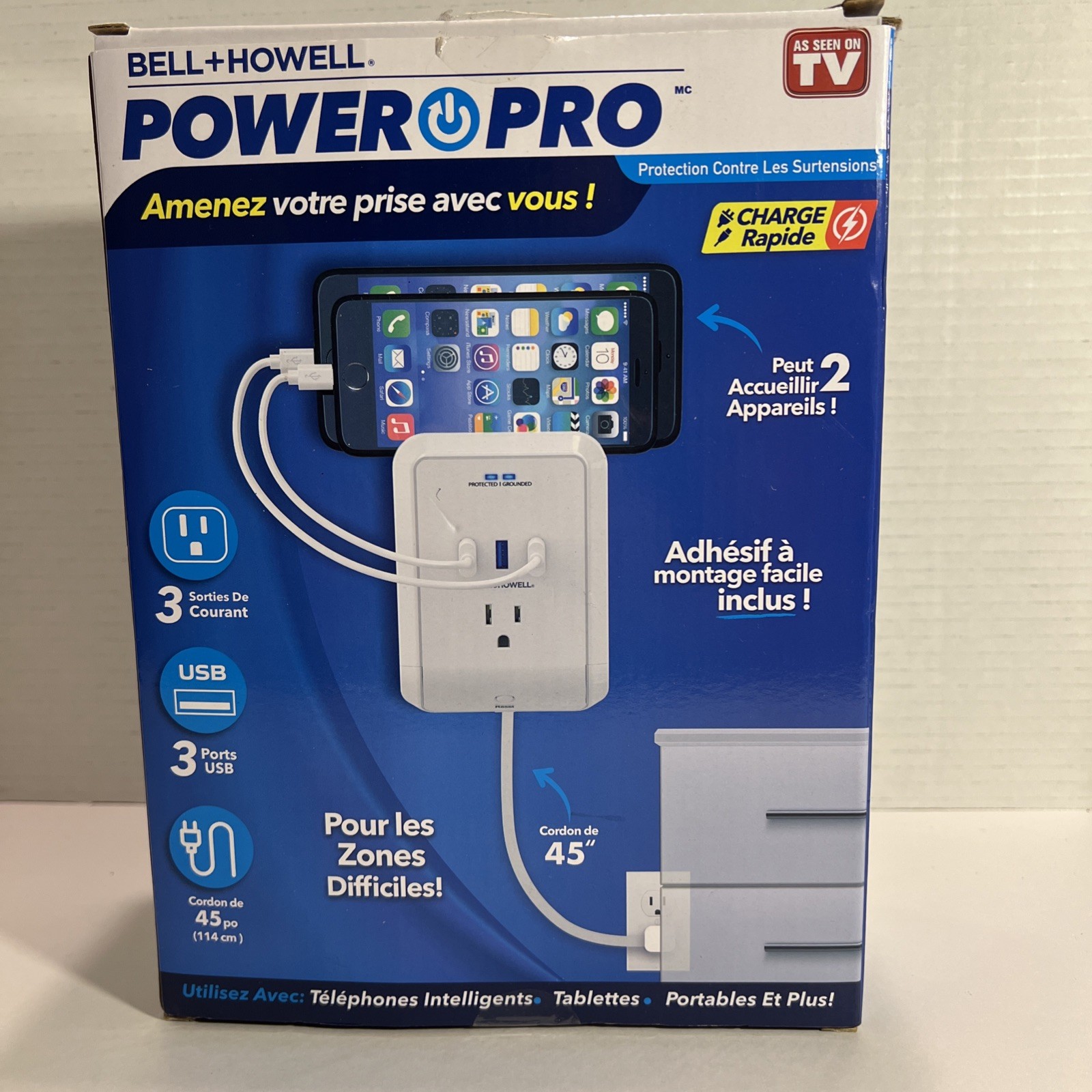 Bell Howell Power Pro As Seen On Tv Change 6 Devices At Once New Open Box
