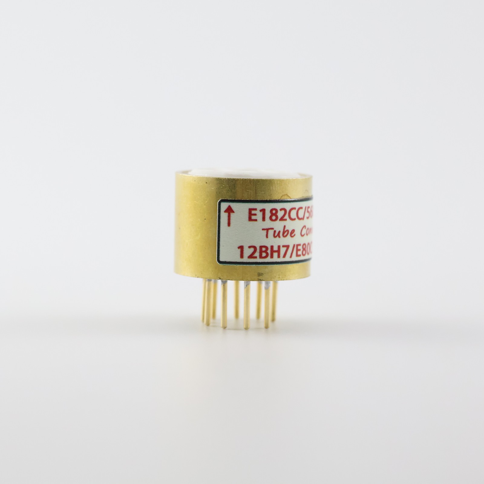 One Gold plated E182CC 5687 7119 TO 12BH7 E80CC 12AU7 Vacuum tube convert socket
