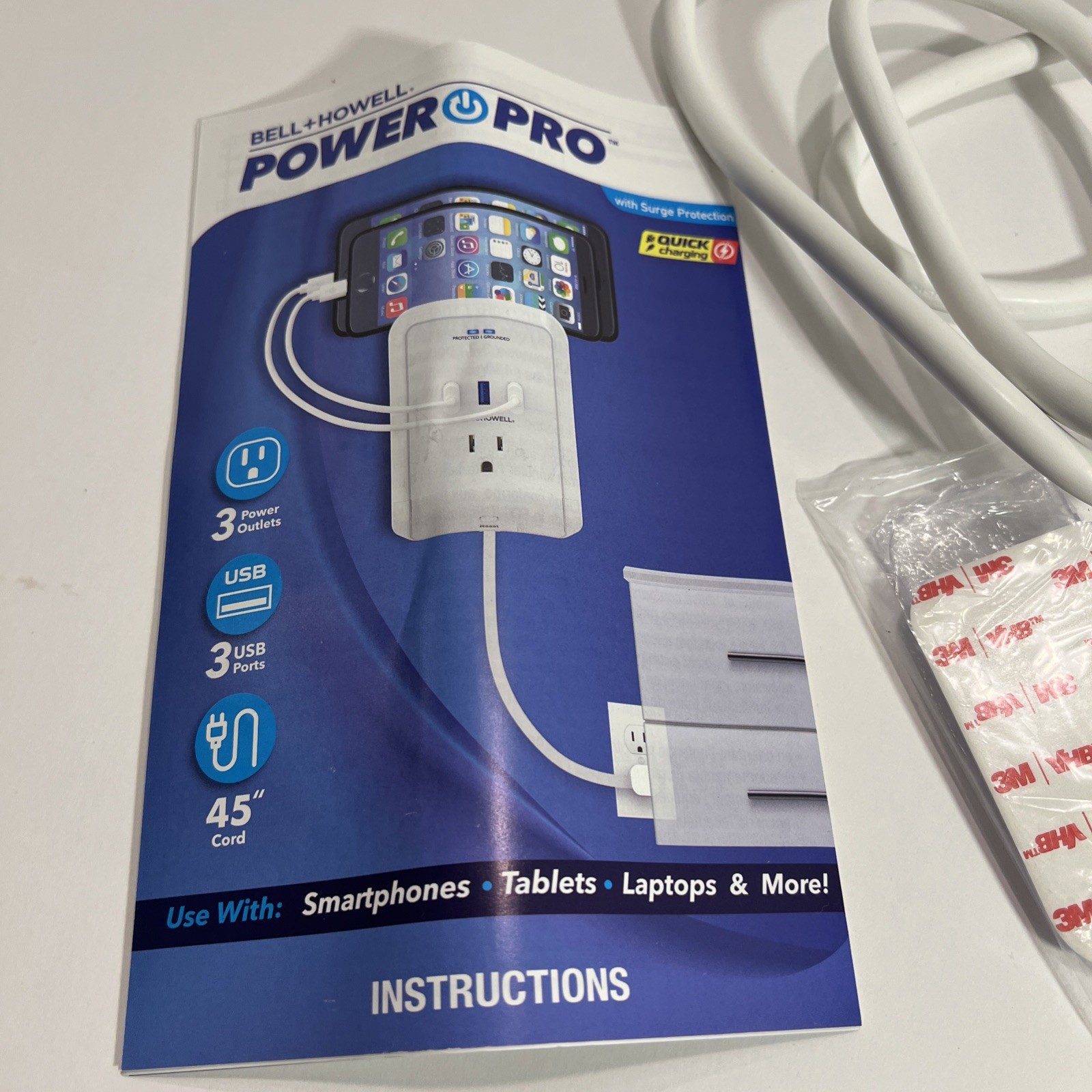 Bell Howell Power Pro As Seen On Tv Change 6 Devices At Once New Open Box
