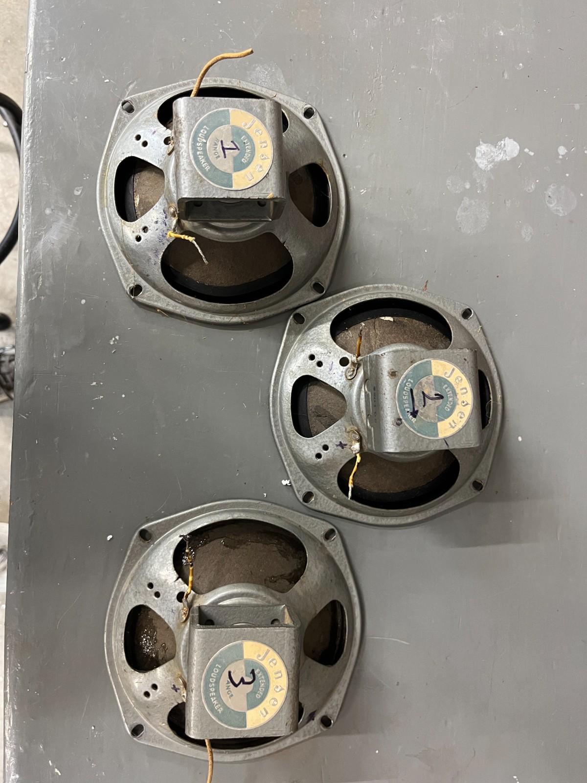 Jensen 6 in Extended Range Speakers, 4 Ohm, Vintage Matched