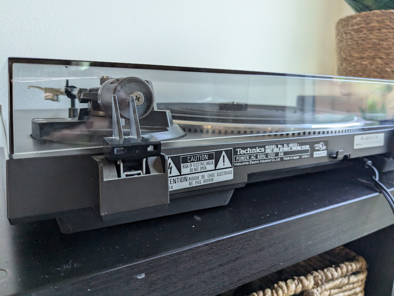 Vintage Technics SL-QD33 Quartz Direct Drive Auto Turntable Record Player Tested