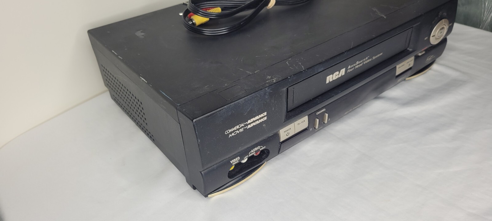 RCA VR634HF 4-Head Hi-Fi VCR – Working Condition, No Remote or Manual