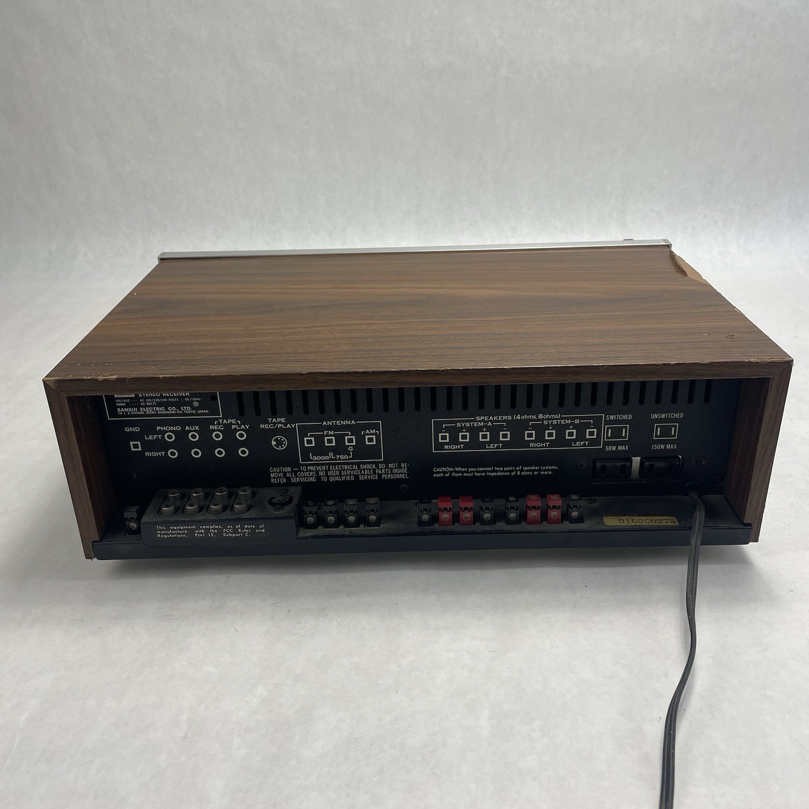 Sansui 331 Stereo Receiver Amplifier Analog Tuner AM/FM Radio Amp Tested