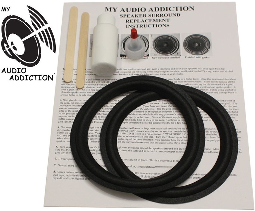 Correct Speaker Surround Repair Kit For Paradigm Titan 6.5