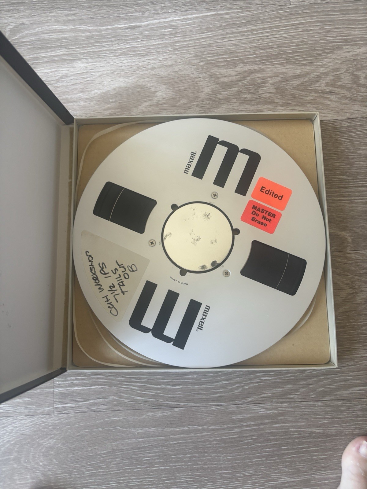 Maxell UD-XL Professional 35-180B Sound Recording Tape 10.5” NAB Hub METAL Reel