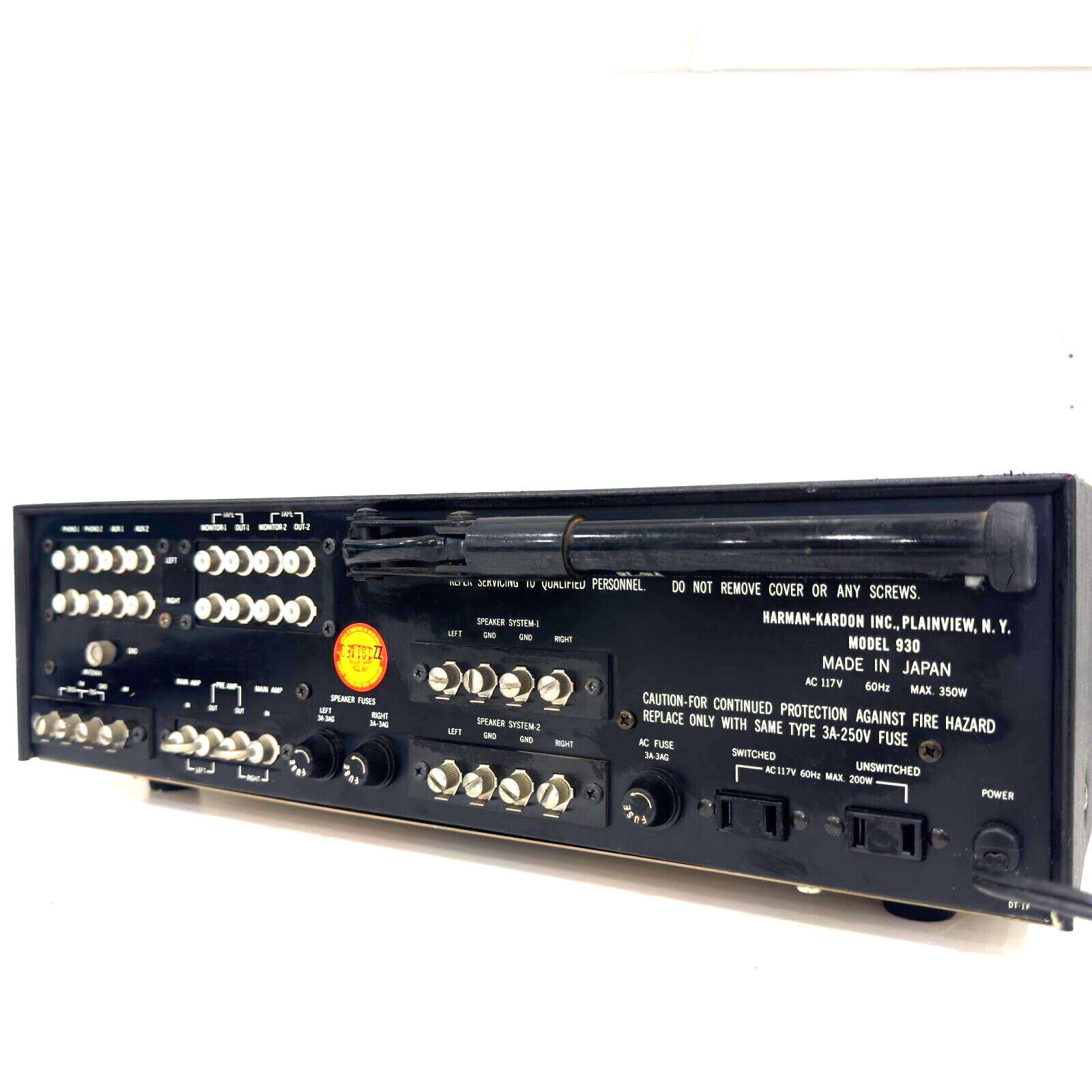 The Harman-Kardon HK-930 Twin Powered Receiver +OEM Box, Manual, Inserts – Video