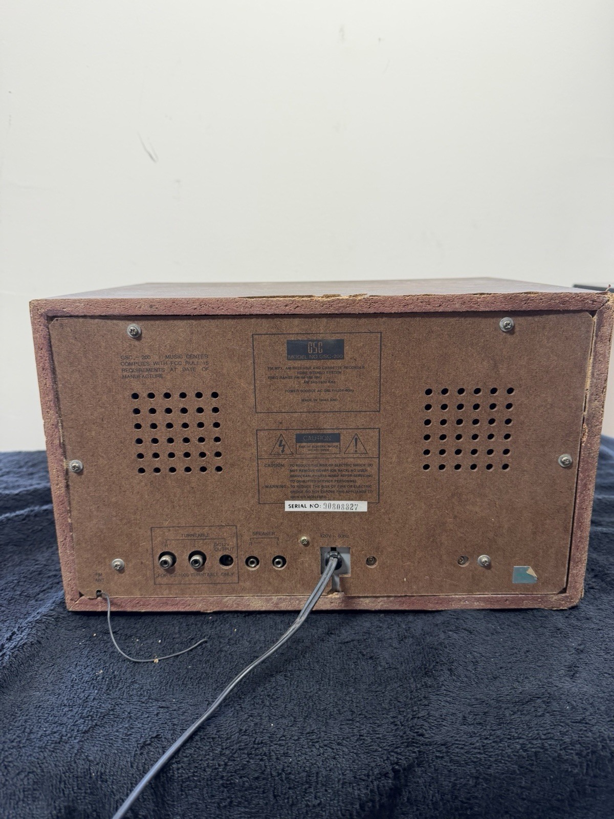 VTG GSC Stereo Model GSC- 200 no speakers