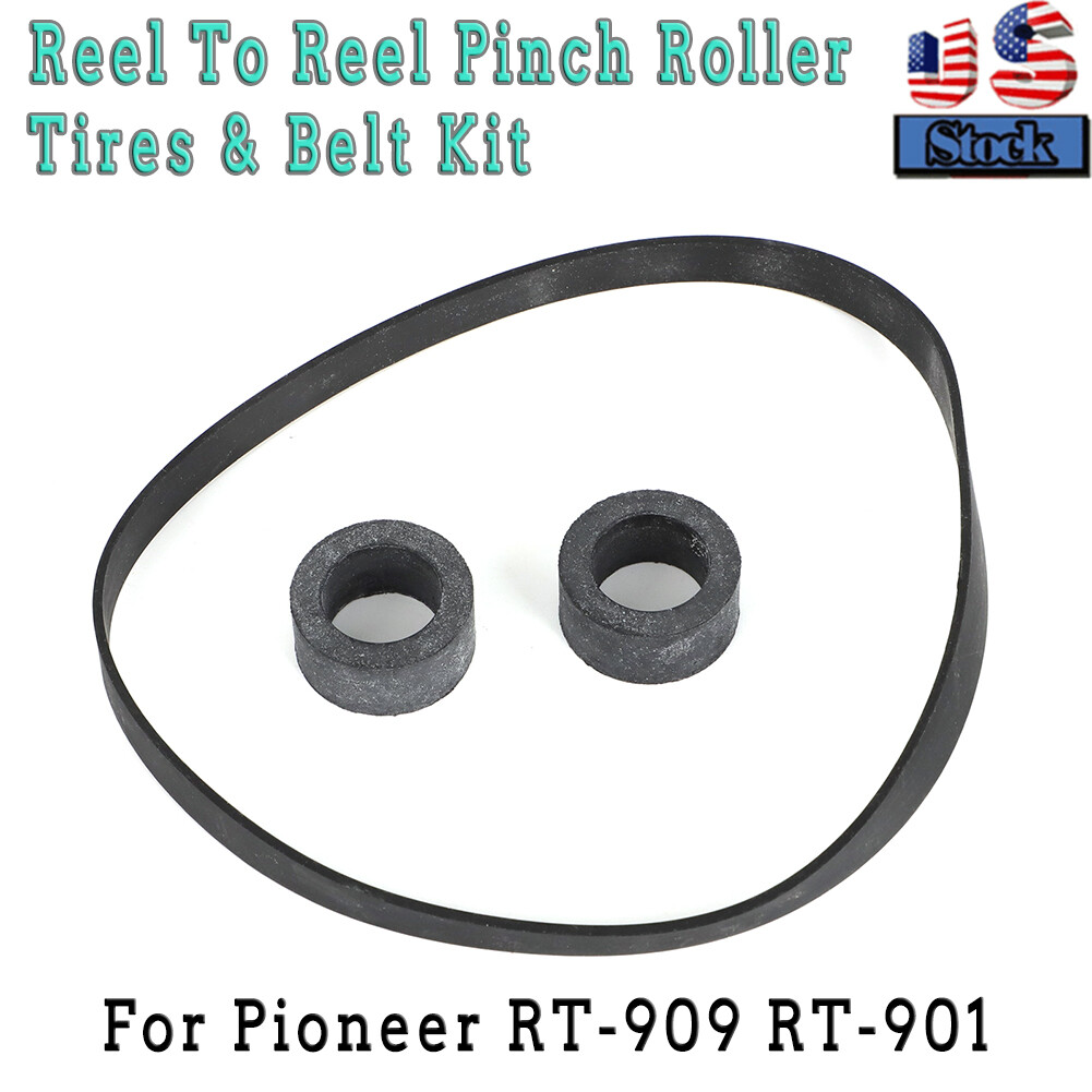 For Pioneer Rt-909 Rt-901 Reel To Reel Pinch Roller Tires & Belt Repair Kit US
