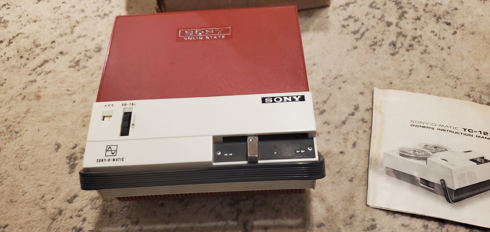 Sony Tc-123 Tapecorder