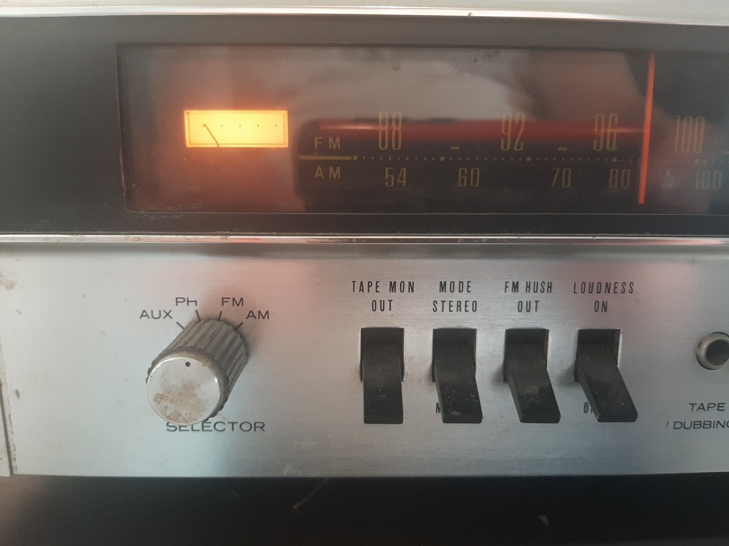 Vintage 1970s Sherwood S-7100 AM/FM Stereo Receiver – PWR TESTED ONLY
