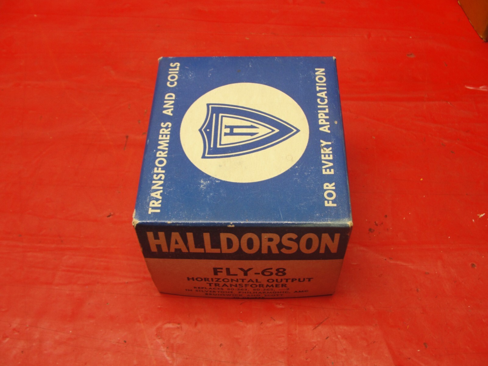 NEW OLD STOCK Halldorson Fly-68 Vintage Power Horizontal Output Transformer