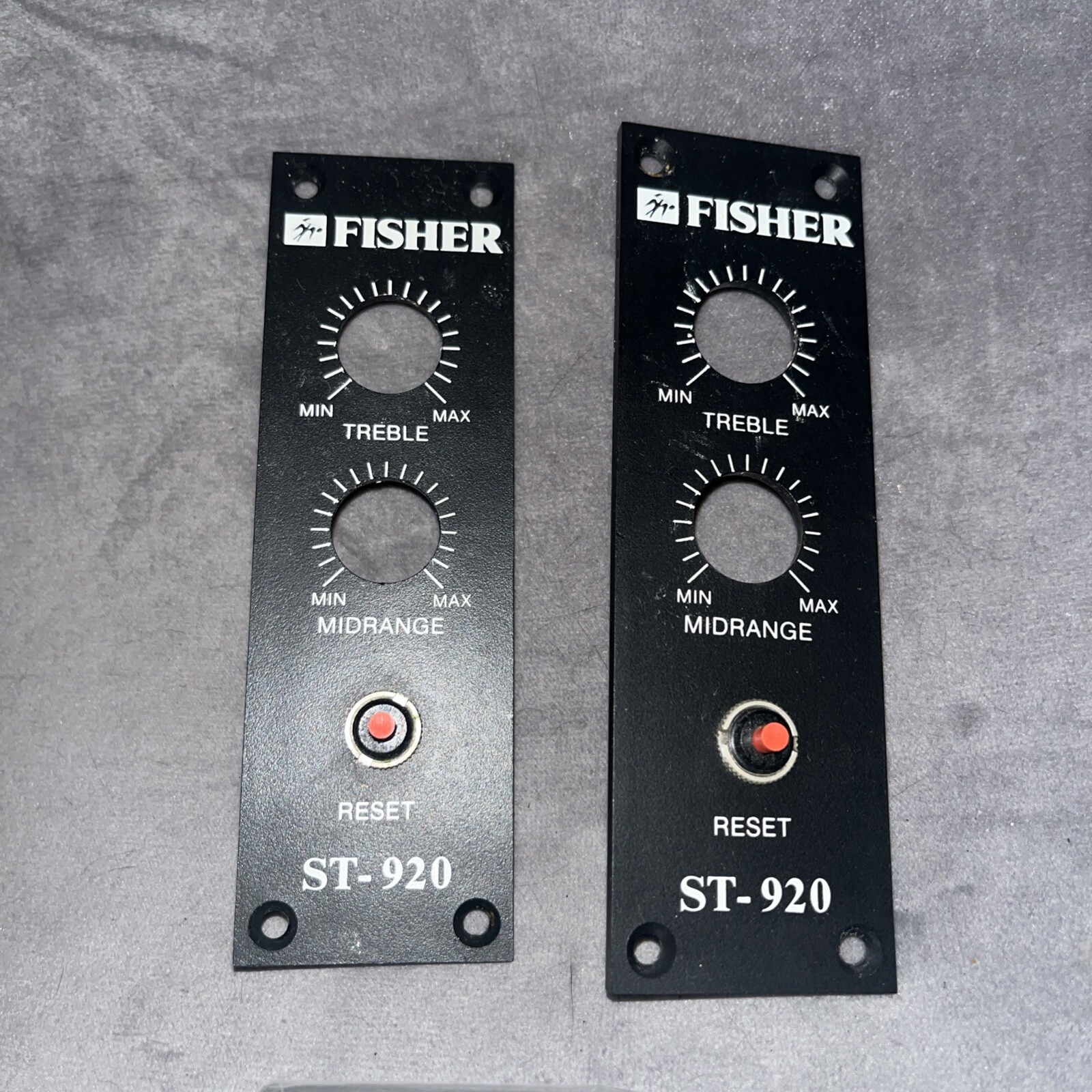 Used Set of Fisher ST-920 Reset Panels & Matching Screws