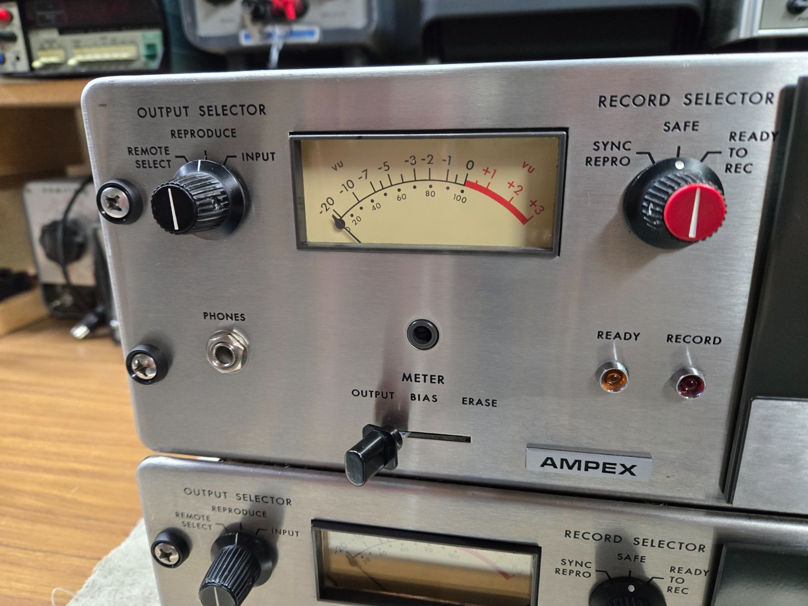 PAIR Ampex MR70 channel amplifiers | Fully Rebuilt by Purple Audio