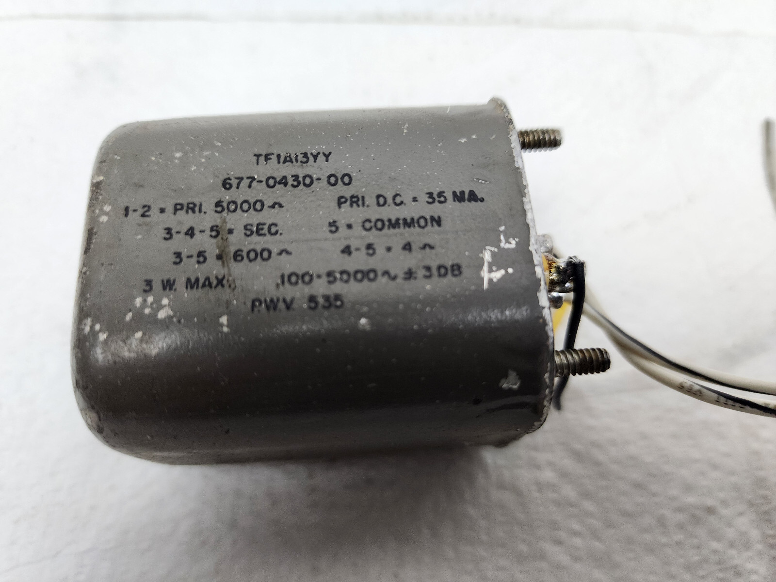 Chicago 677-0430-00 TRANSFORMER,AUDIO FREQUENCY TF1A13YY