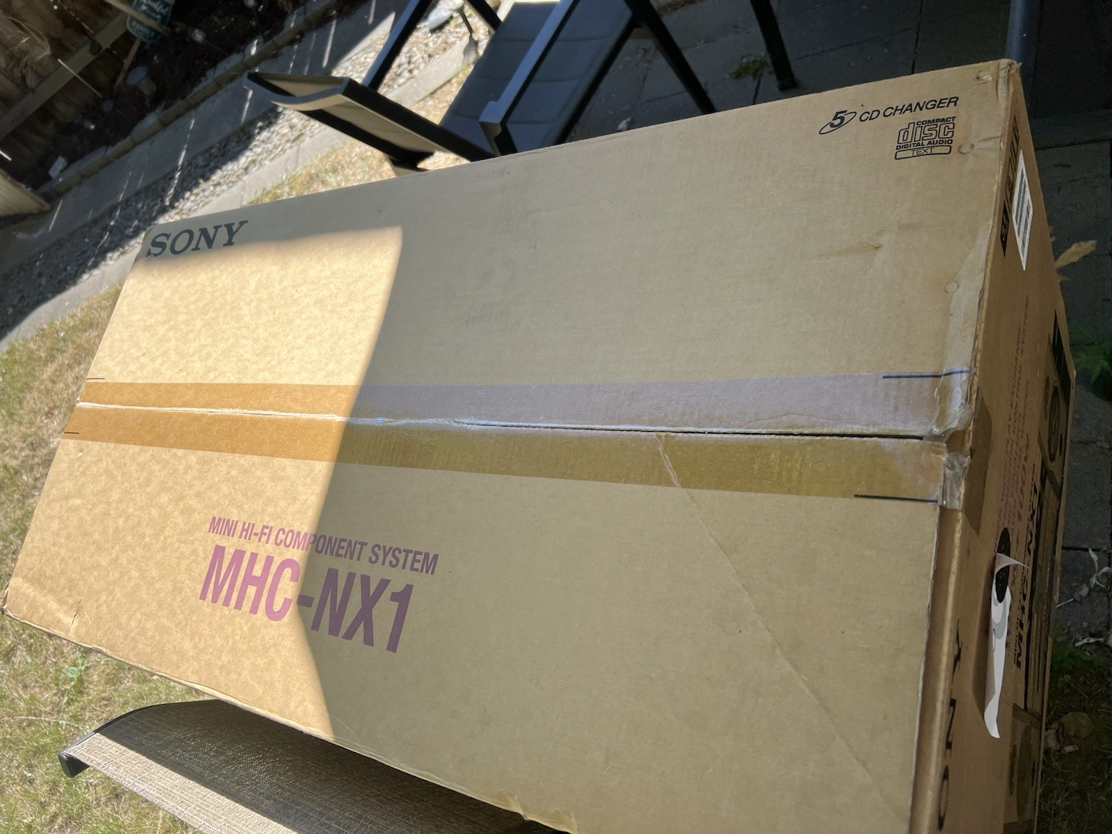 NEW IN BOX SONY MHC-NX1 PARTIALLY SEALED RARE VTG 1999 Untested