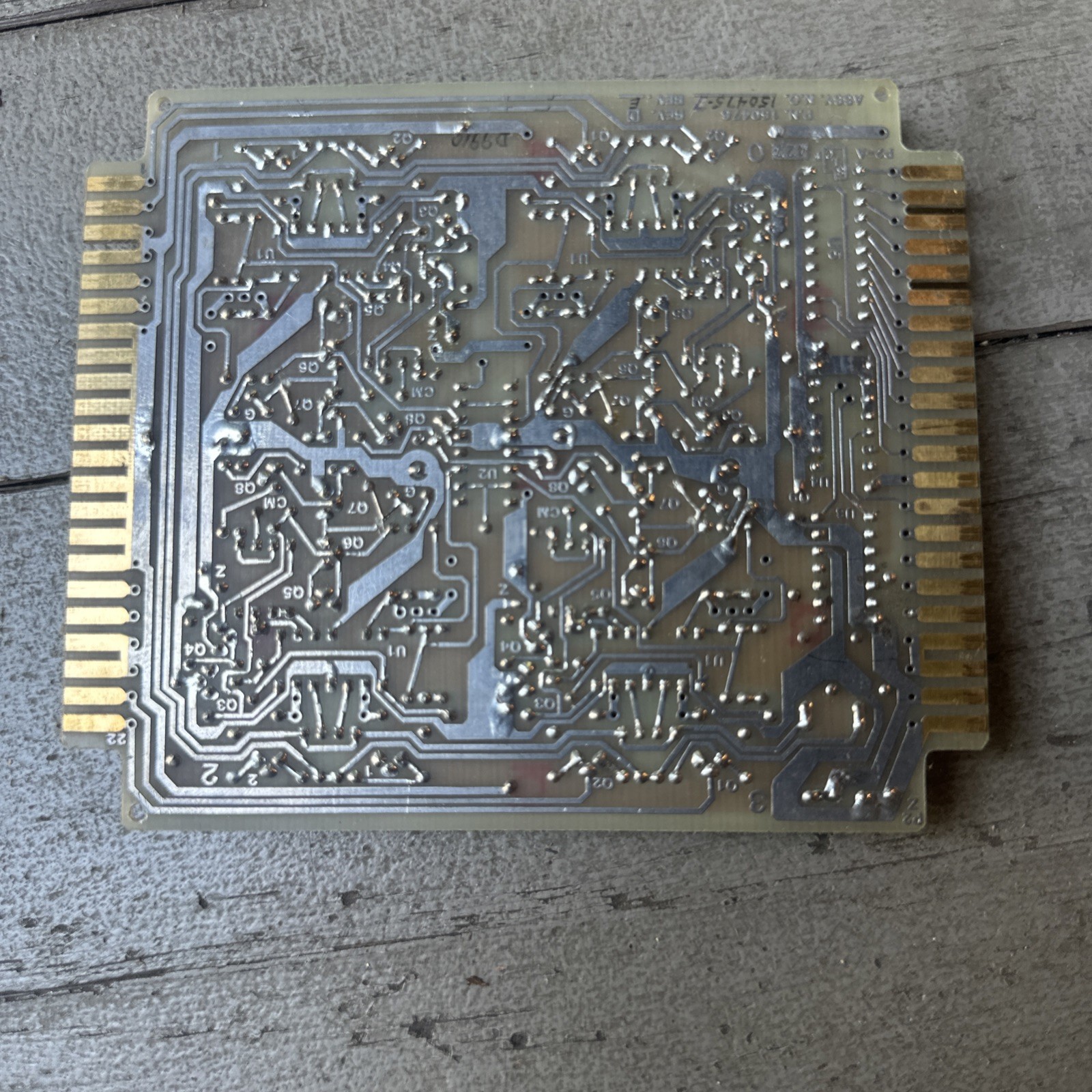 Vintage Quad Op-Amp Analog Circuit Board 4x Motorola MC34084P Gold Edge !!!