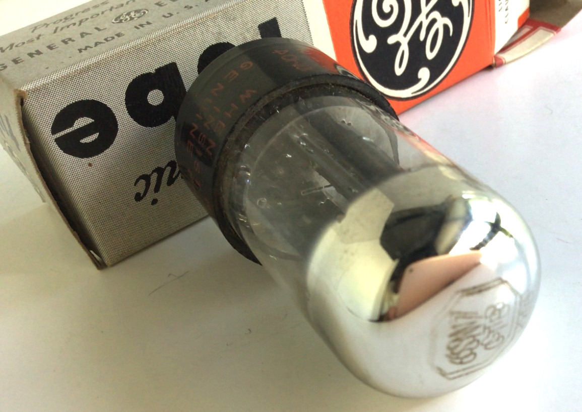 Philco 6SN7GTB Vacuum Tube Vtg NOS Tested Good in GE Box