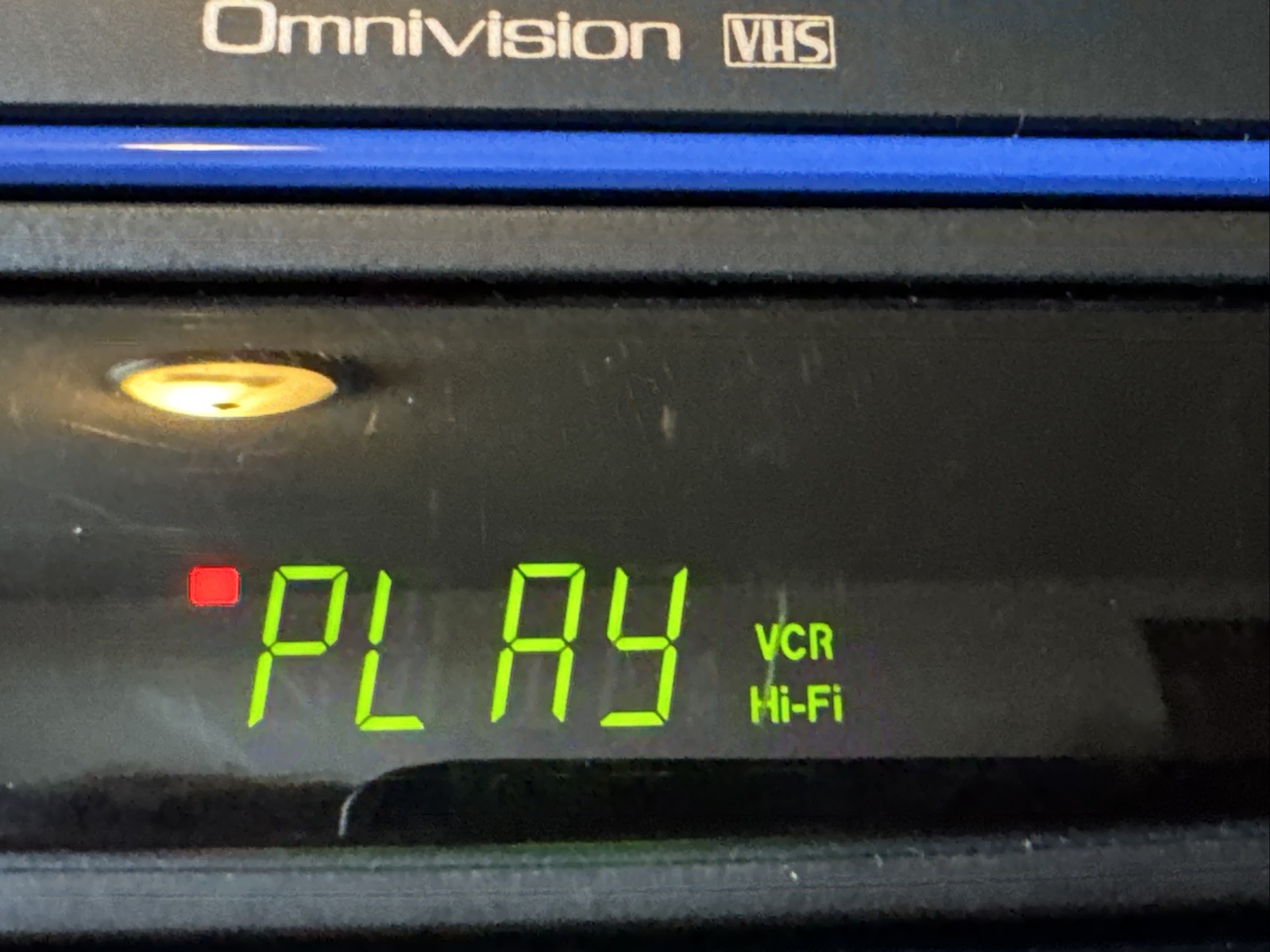 Panasonic VCR Plus PV-V4611 Blue Line 4 Head Hi-Fi Stereo Omnivision, Tested!