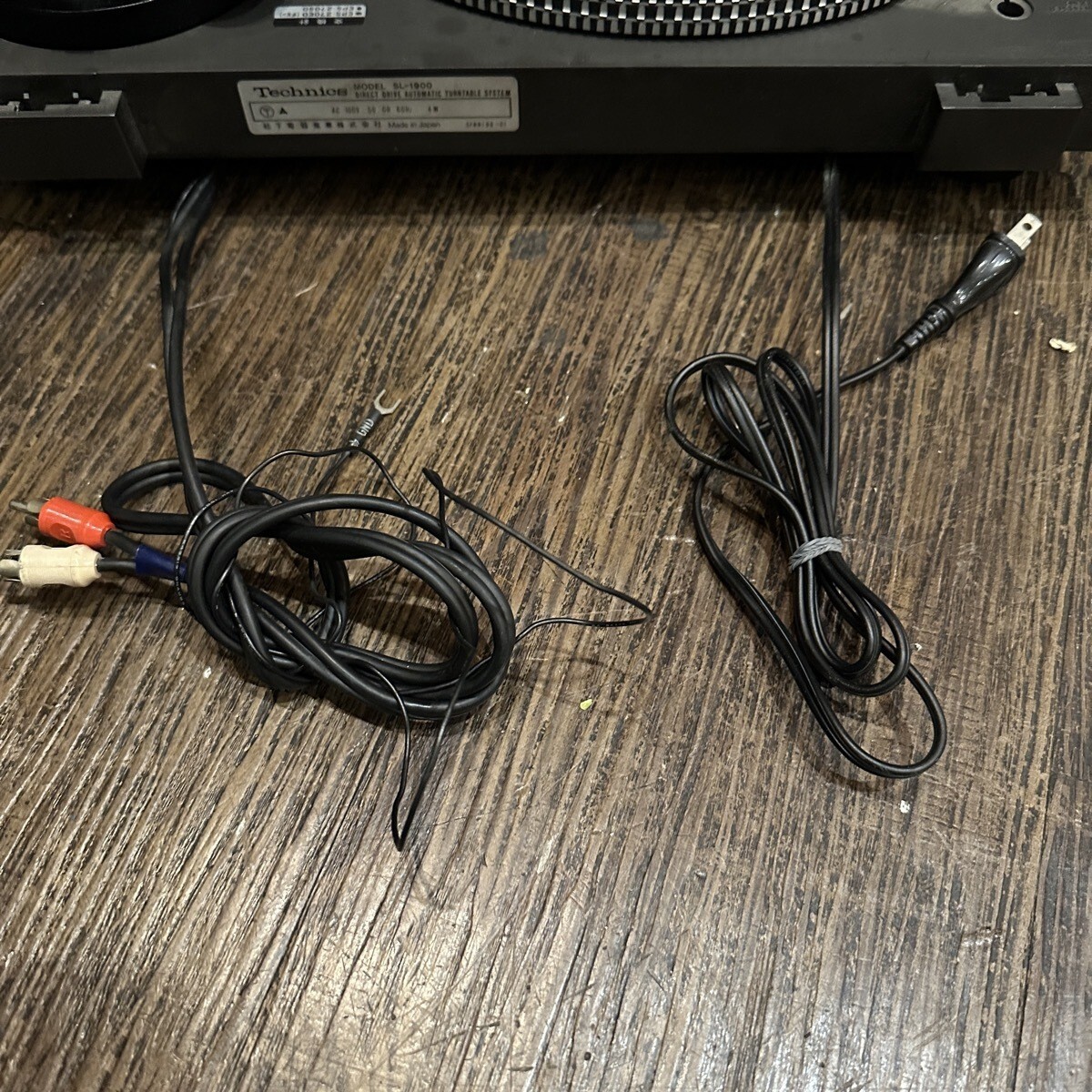 Technics Sl-1900 Turntable Direct Drive DD Automatic System Record player Black